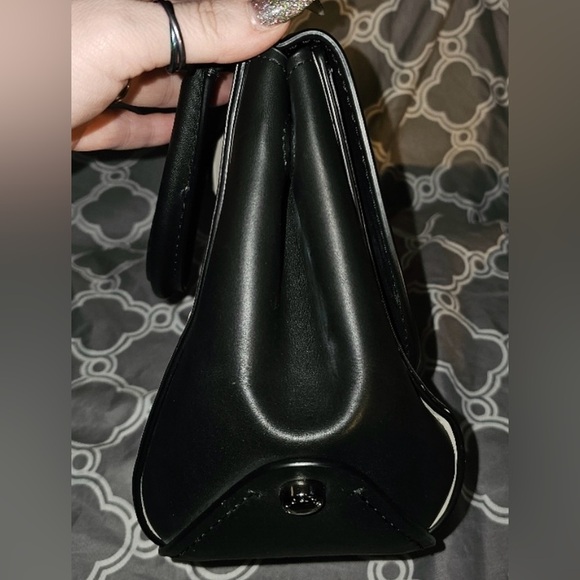 **WOW*SALE** COACH Black Leather W/Snakeskin DRIFTER Crossbody - Picture 5 of 16